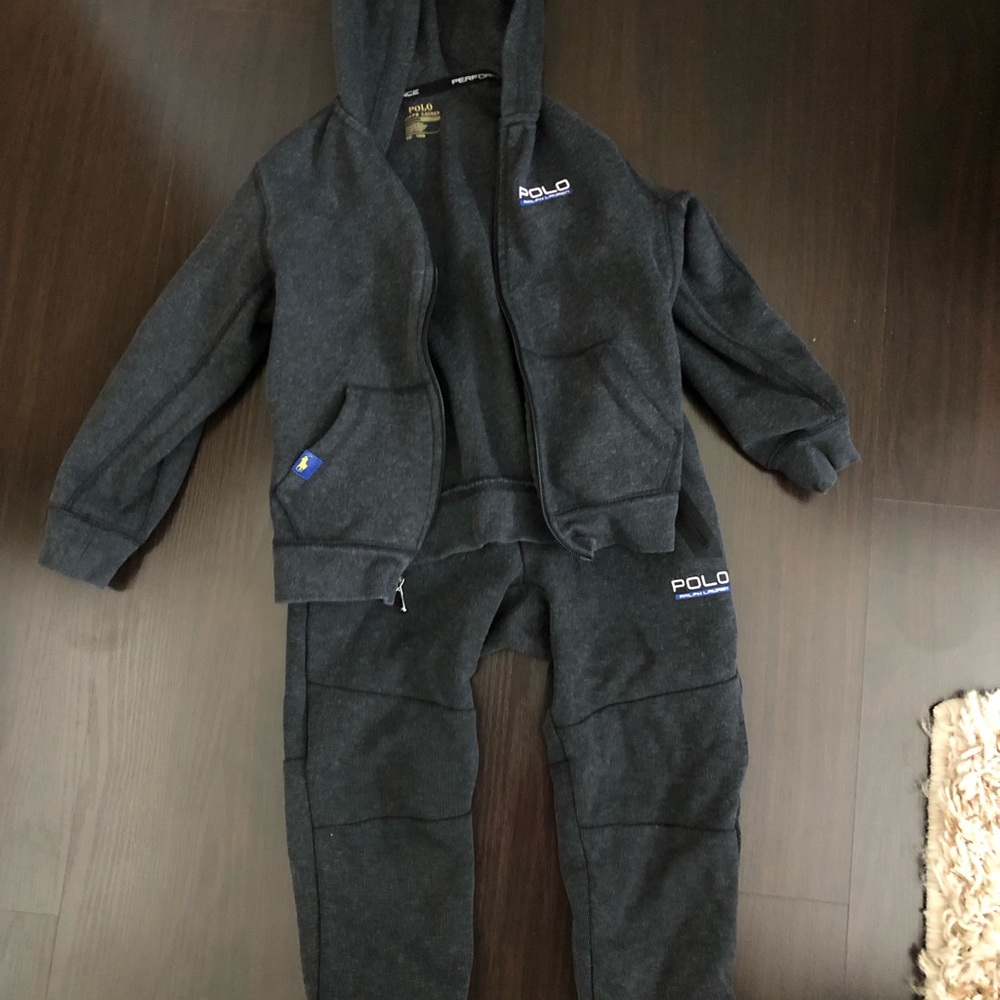 Boys polo track suit